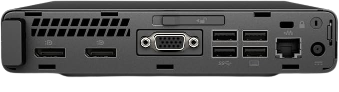 HP EliteDesk 800 G3 DM Intel Core i5-6500T 8GB RAM 256GB SSD Windows 10 Pro Desktop (Certified Pre-Owned)