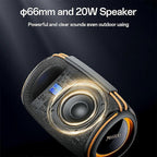 Yesido YSW38 Portable Wireless Bluetooth Speaker – 30W Max Power, RGB Dynamic Lighting, TWS Stereo Pairing & 7-Hour Playtime