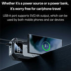 Yesido VC11 Portable Car Jump Starter – 12V Battery Booster Pack with Power Bank & LED Light (Black)