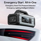 Yesido VC13 5-in-1 Car Jump Starter & Air Compressor – 10000mAh Battery Booster, Power Bank & LED Emergency Light