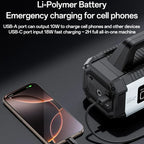 Yesido VC13 5-in-1 Car Jump Starter & Air Compressor – 10000mAh Battery Booster, Power Bank & LED Emergency Light