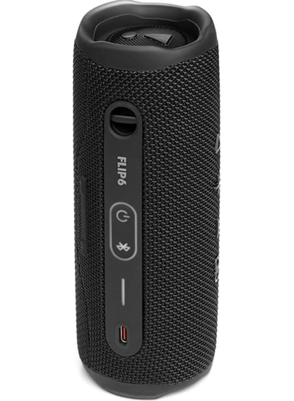 Flip 6 Portable IP67 Waterproof Speaker With Bold Original Pro Sound Black.