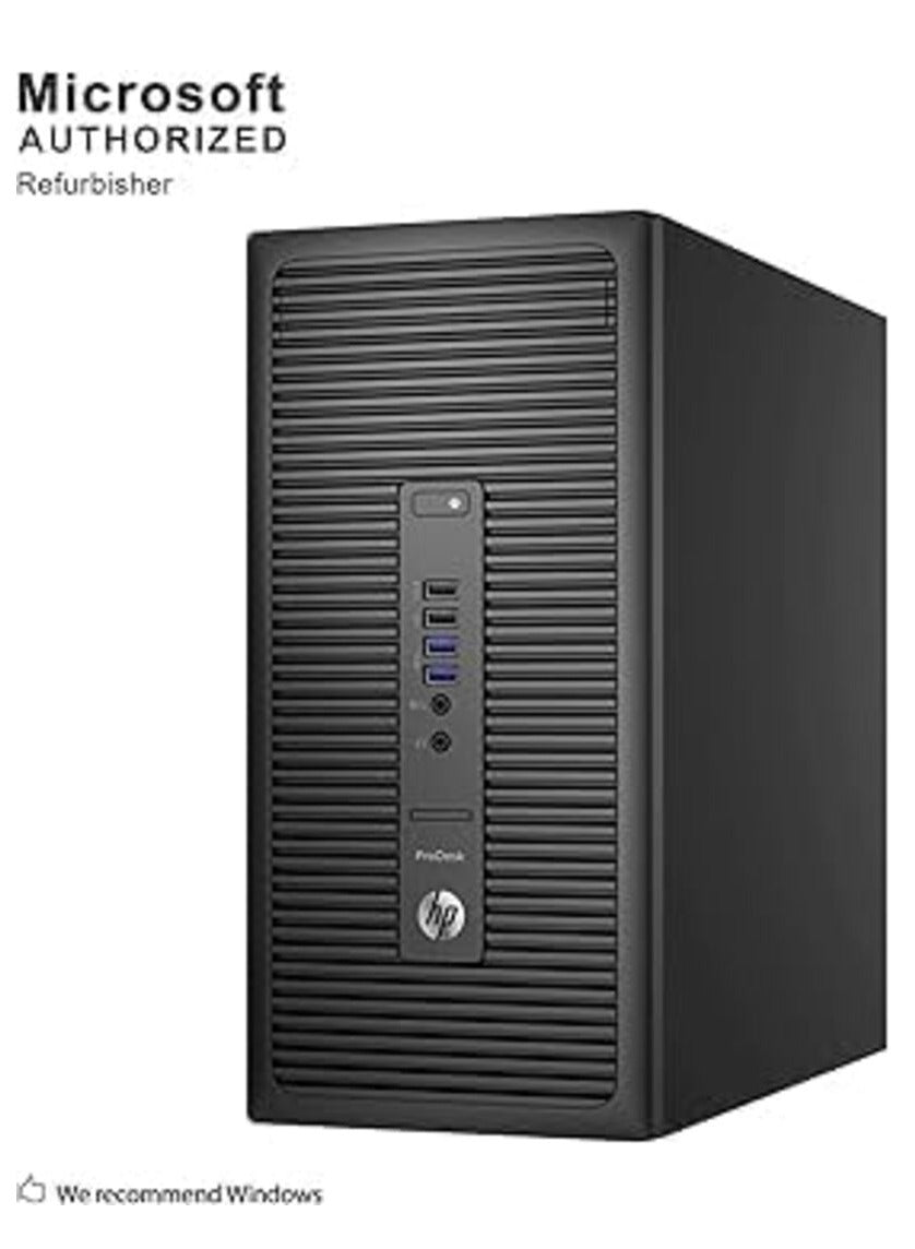 HP ProDesk 600 G2 Tower Desktop PC Intel Quad-Core i5-6500 up to 3.6GHz, 8G DDR4, 256G SSD, WiFi, Bluetooth 4.0, DVD, Windows 10 Pro 64 Multilingual