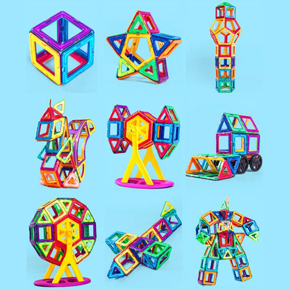 Magnets Toys for Kids Big Size Plus Magnetic Blocks for Children Designer Constructor Set Toys for Boys Building Blocks