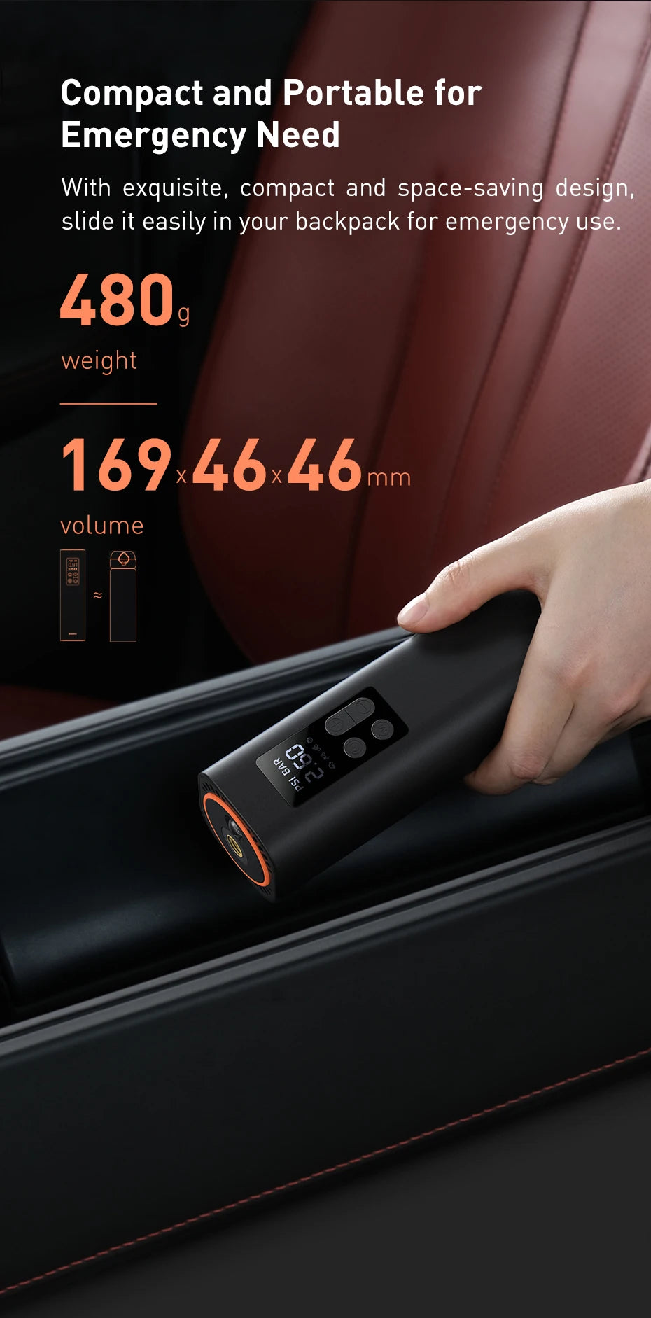 Portable Car Tire Inflator Smart Digital Inflatable Pump For Car Bicycle Boat Air Pump