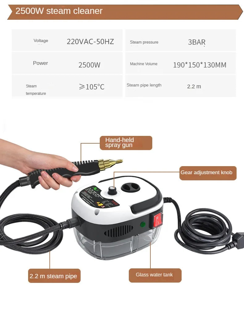 2500W Household High-temperature Steam Cleaner