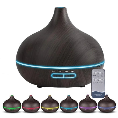 550ml Wood Color USB Aroma Diffuser