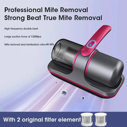 Mite Removal Instrument Vacuum Cleaner 12000PA Handheld Vacuum For Mattress Sofa Bed Home Detachable Filter Bed Vacuum Cleaner17