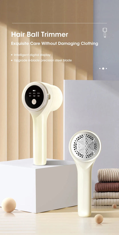 Xiaomi Lint Remover for Clothing Electric Fuzz Pellet Remover LED Display Rechargeable for Clothes Portable Fluff Remover