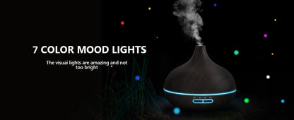 550ml Wood Color USB Aroma Diffuser