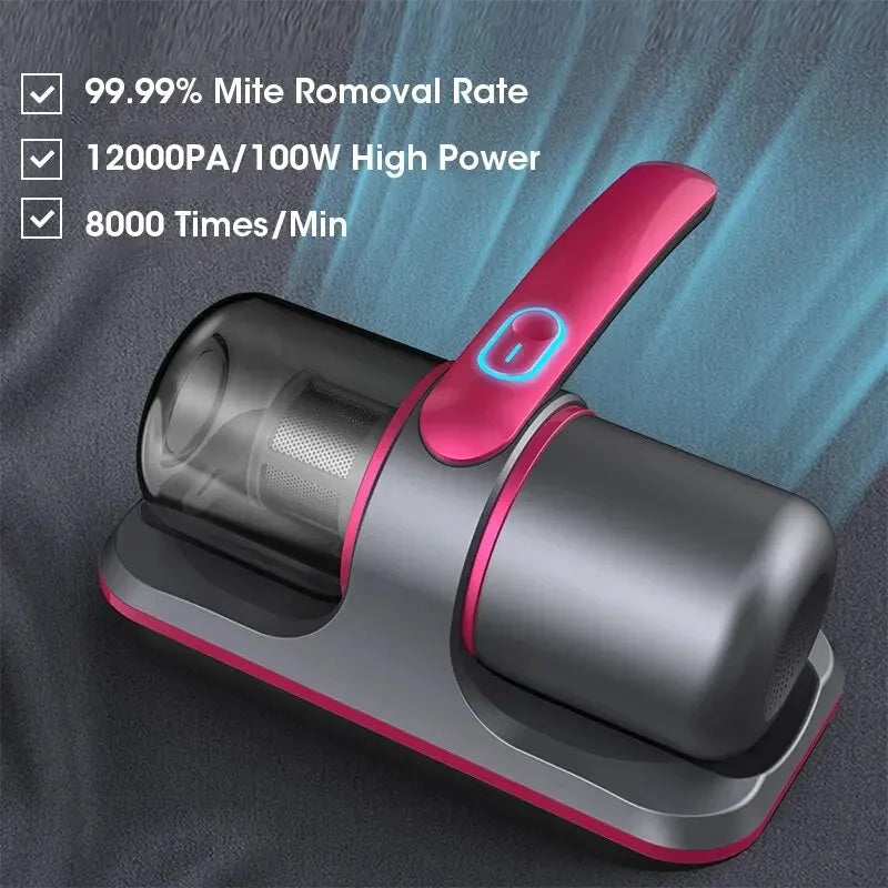 Mite Removal Instrument Vacuum Cleaner 12000PA Handheld Vacuum For Mattress Sofa Bed Home Detachable Filter Bed Vacuum Cleaner17