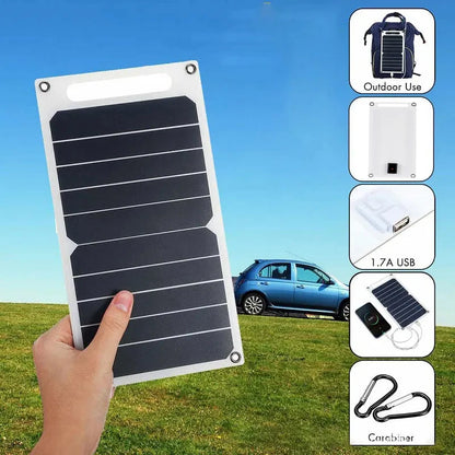 30W Solar Panel With USB Waterproof