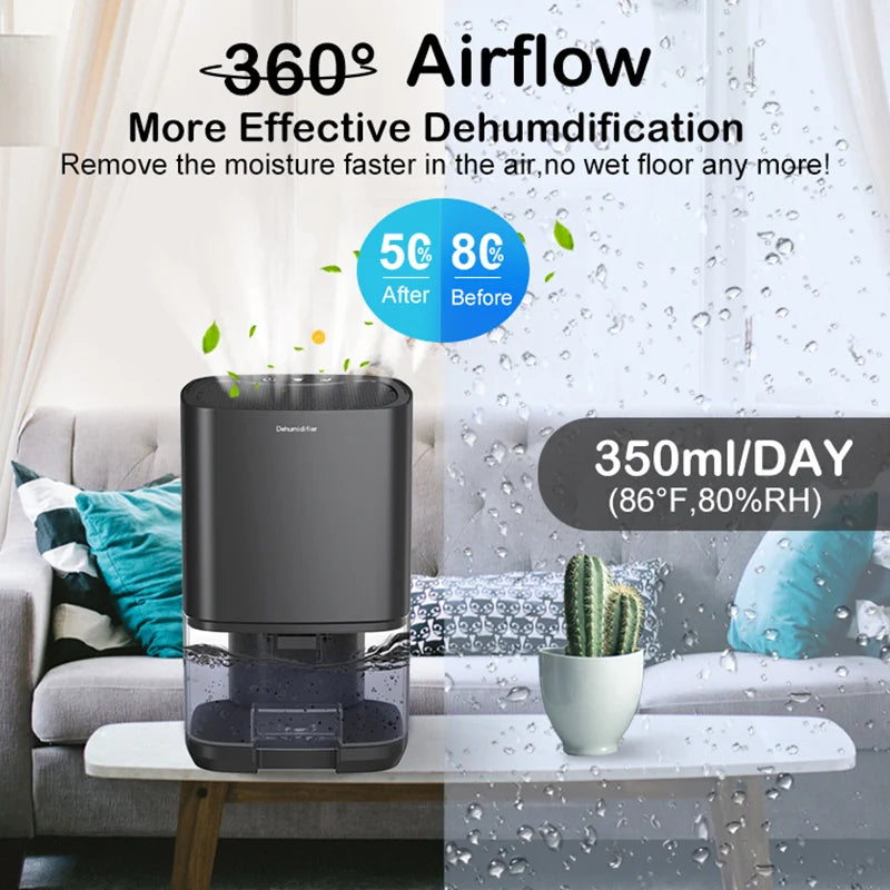 1000ml Capacity Moisture Dehumidifier Air Dryer