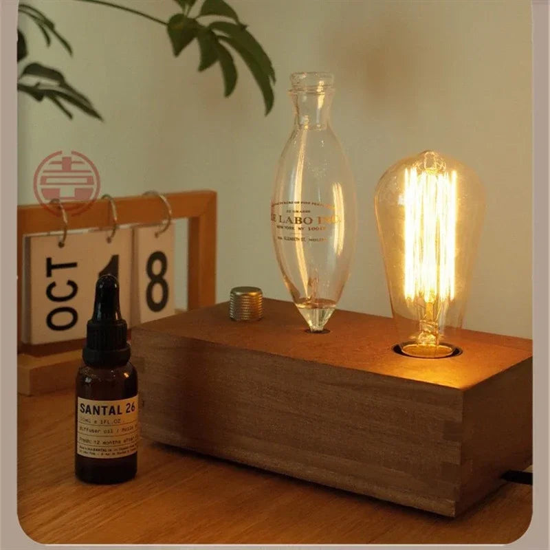 Aroma Diffuser Vintage Tungsten Filament Lamp Aromatherapy