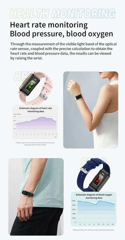 Xiaomi Smart Watch Women Men Bluetooth Connected Phone Music Fitness Sports Bracelet Sleep Monitor Man Smartwatch Women