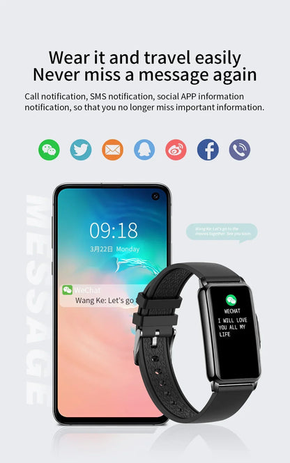 Xiaomi Smart Watch Women Men Bluetooth Connected Phone Music Fitness Sports Bracelet Sleep Monitor Man Smartwatch Women