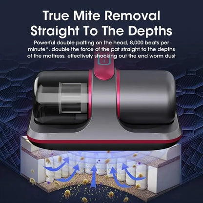 Mite Removal Instrument Vacuum Cleaner 12000PA Handheld Vacuum For Mattress Sofa Bed Home Detachable Filter Bed Vacuum Cleaner17