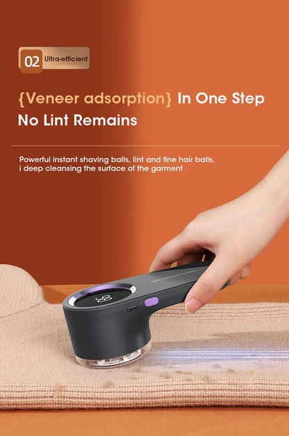 Lint Remover for Clothing LED Digital Electric Pellet Fluff Remover USB Rechargeable Fuzz Fabric Shaver Sweater Dropshipping