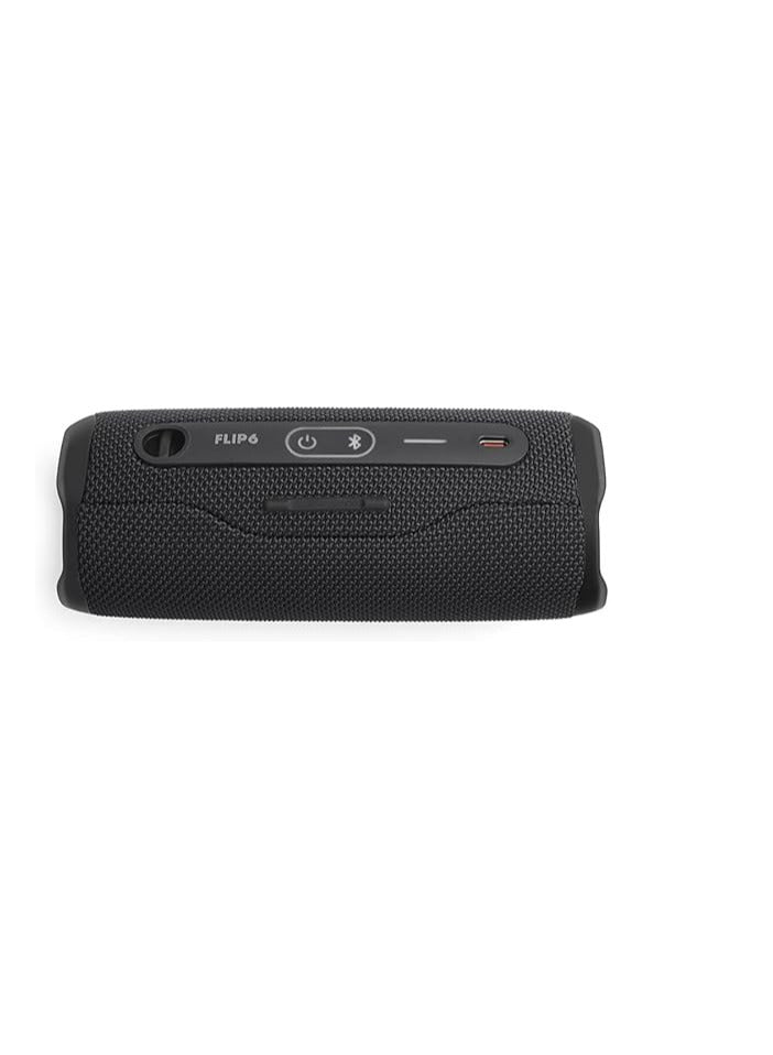 Flip 6 Portable IP67 Waterproof Speaker With Bold Original Pro Sound Black.