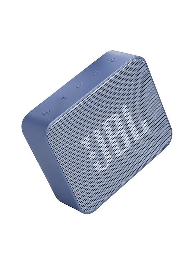 JBL Go Essential Portable Waterproof Speaker, Original JBL Pro Sound, Big Audio and Rich Bass, IPX7 Waterproof, Wireless Streaming, 5 Hours of Battery - Blue, JBLGOESBLU, Standard, Bluetooth