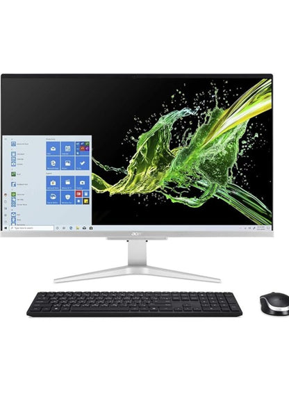 Acer Aspire C27-1655-UA91 AIO Desktop | 27" Full HD IPS Display | 11th Gen Intel Core i7-1135G7 | Nvidia 2GB VGA + Intel Iris Xe Graphics | 8GB DDR4 | 512GB NVMe M.2 SSD | Intel Wireless Wi-Fi 6 | Windows 11 Home